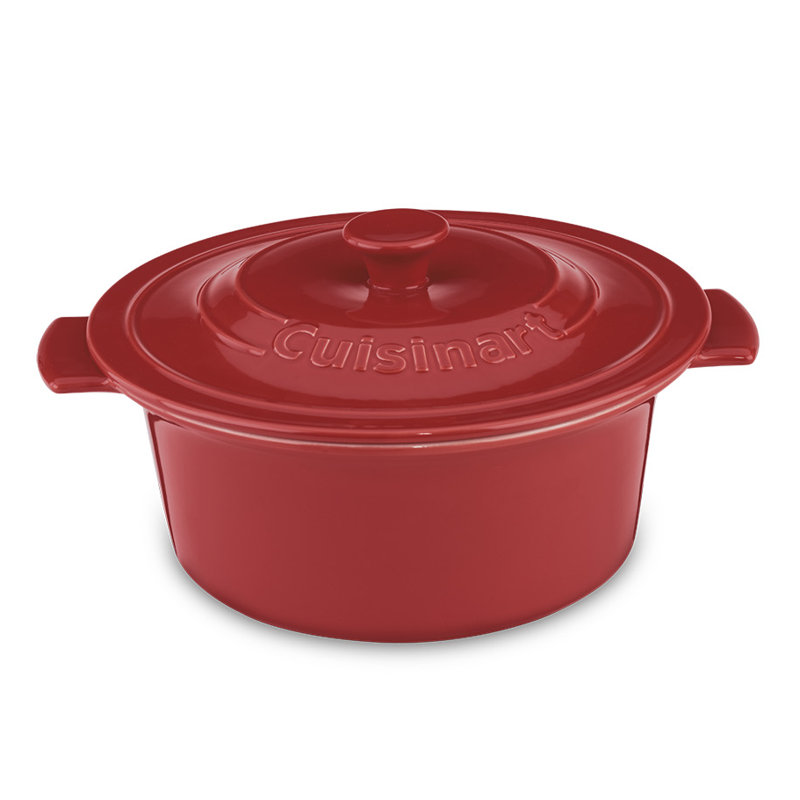 Cuisinart 5 Qt. Large Ceramic Round Dutch Oven Wayfair